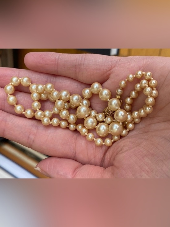 Vintage Avon Jewelry - 1970’s Champagne Pearl Necklace